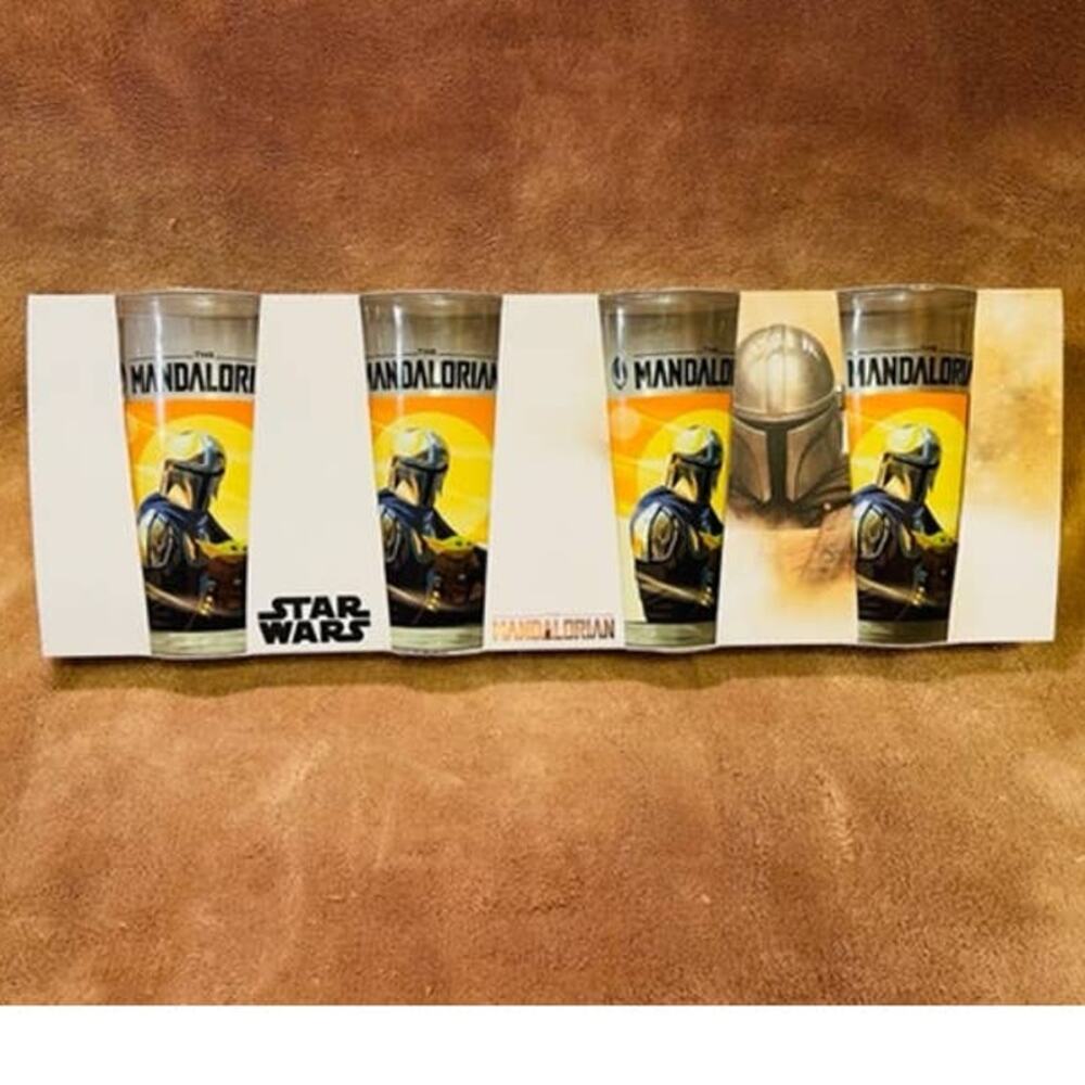 Star Wars Mandalorian Set of (4) 16oz Pint Glasses